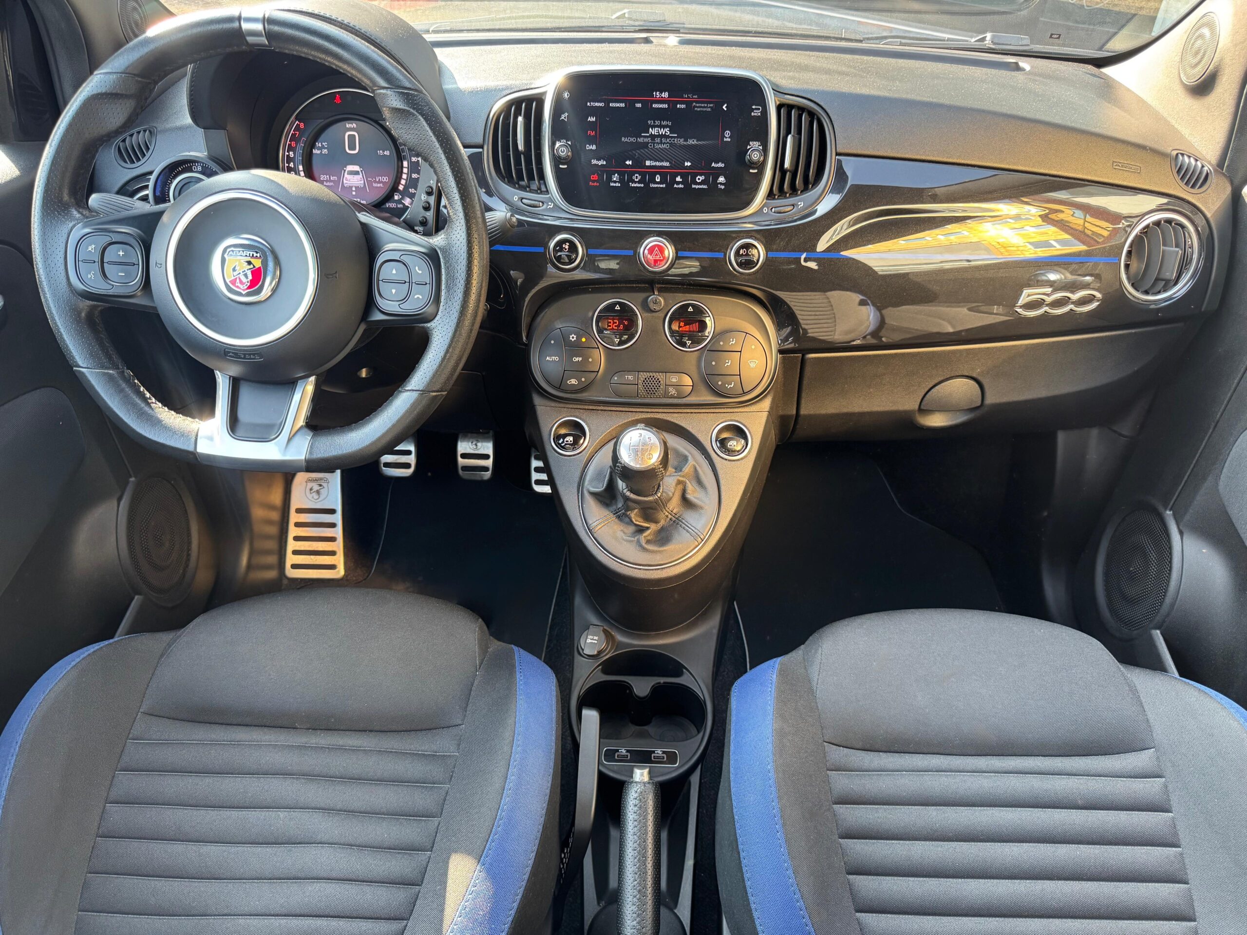 ABARTH 595 1.4 T-jet Monster Energy Yamaha 165cv *ANTIFURTO*