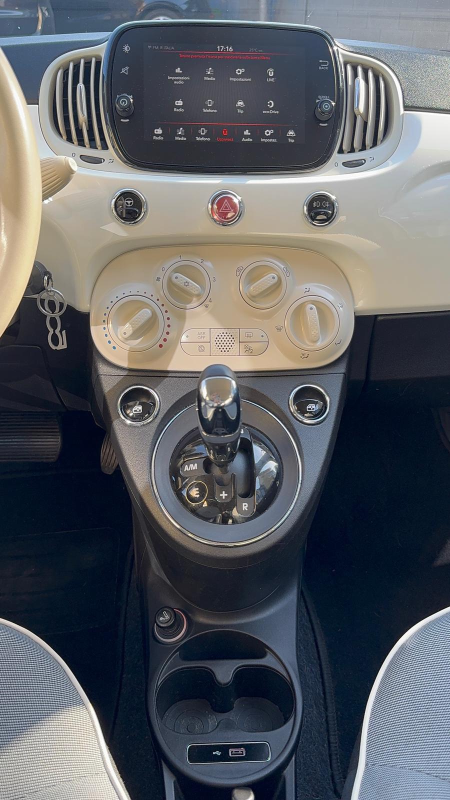 FIAT 500C 2019 1.2 69cv LOUNGE *CAMBIO AUTOMATICO*