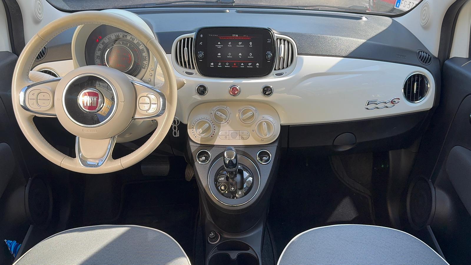 FIAT 500C 2019 1.2 69cv LOUNGE *CAMBIO AUTOMATICO*