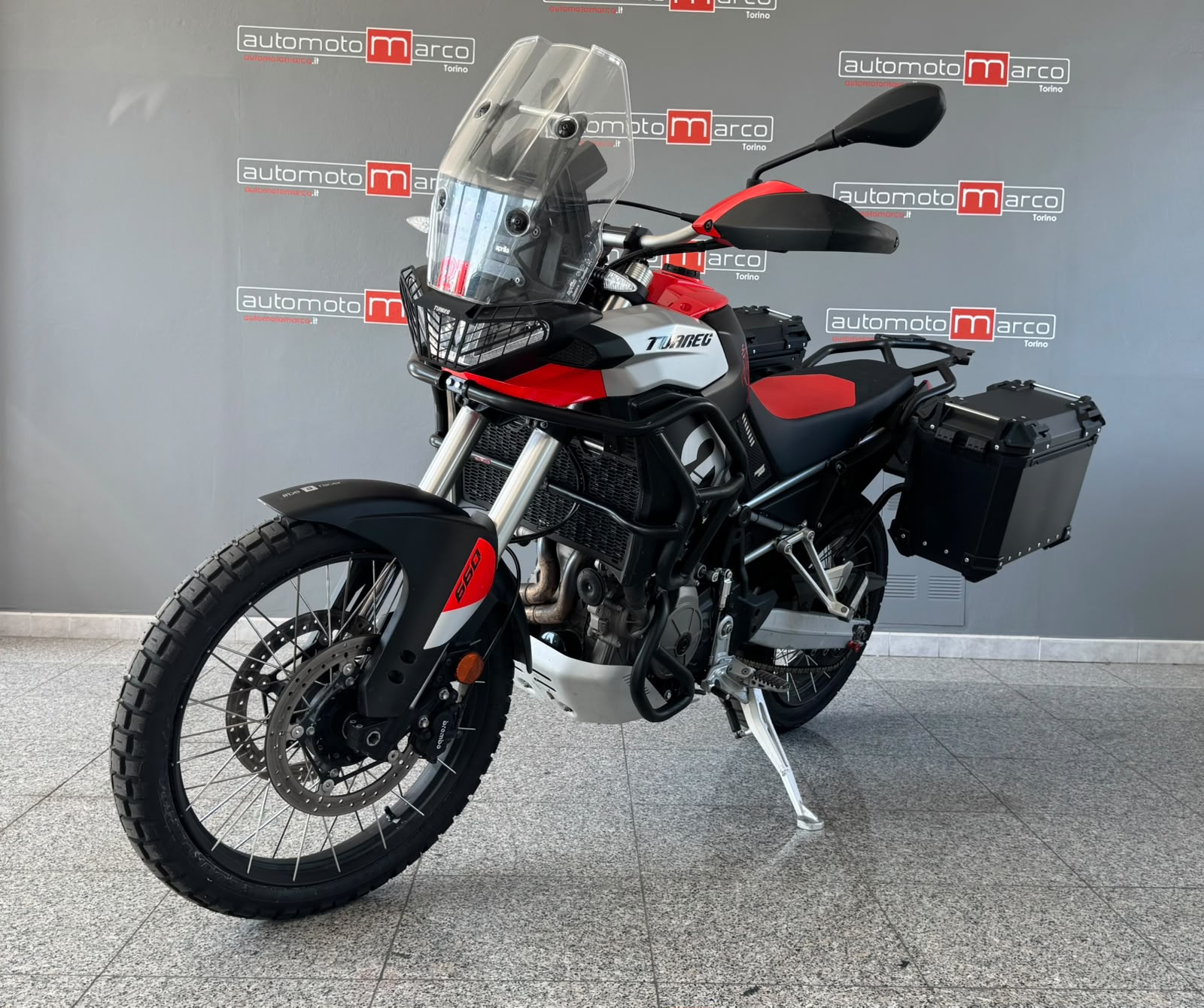 APRILIA TUAREG 660 *BAULETTI – SCARICO ARROW*